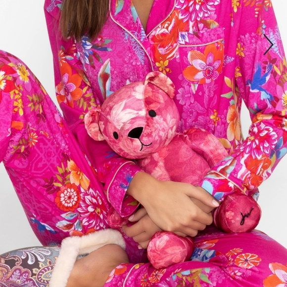 Johnny Was - Pink Velvet Bear LAST ONE - Picture 6 of 8